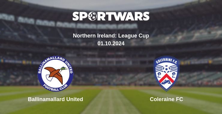 Result of the Ballinamallard United — Coleraine FC match, 01.10.2024