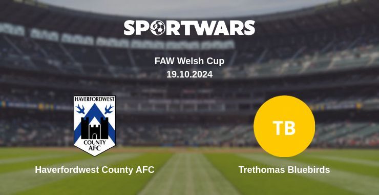 Result of the Haverfordwest County AFC — Trethomas Bluebirds match, 19.10.2024