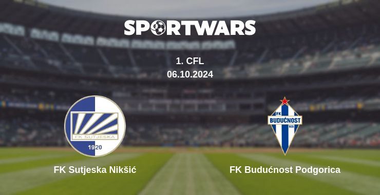 Result of the FK Sutjeska Nikšić — FK Budućnost Podgorica match, 06.10.2024