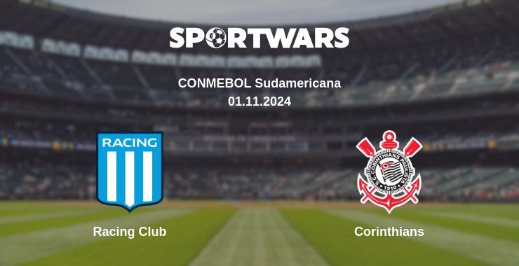 Result of the Racing Club — Corinthians match, 01.11.2024