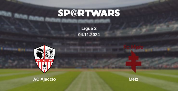 AC Ajaccio — Metz watch online for free 04.11.2024