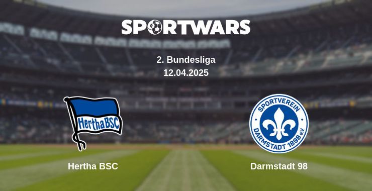 Hertha BSC — Darmstadt 98 watch online broadcast, 12.04.2025