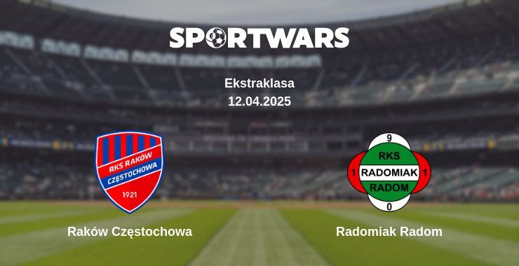 Raków Częstochowa — Radomiak Radom watch online broadcast, 12.04.2025