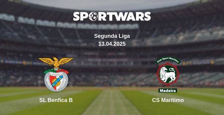 SL Benfica B — CS Marítimo watch online broadcast, 13.04.2025