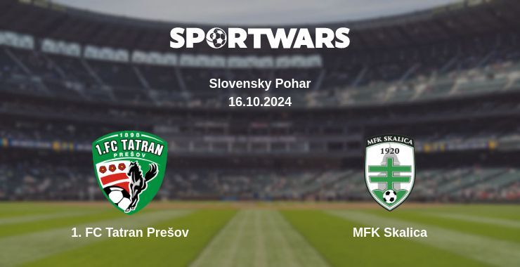 1. FC Tatran Prešov — MFK Skalica watch online for free 16.10.2024