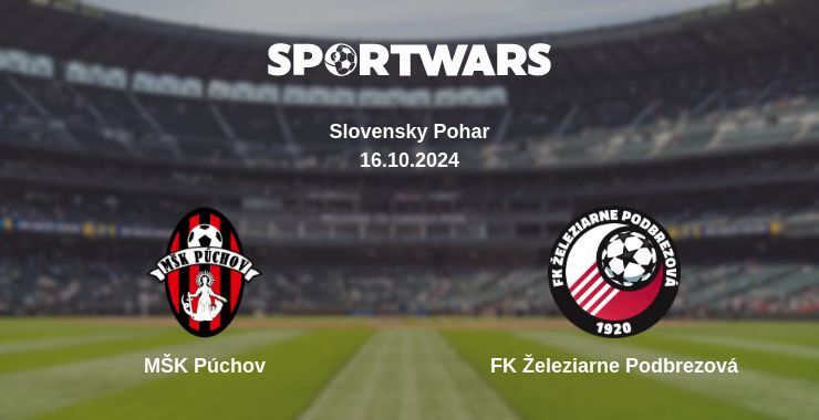 MŠK Púchov — FK Železiarne Podbrezová watch online for free 16.10.2024