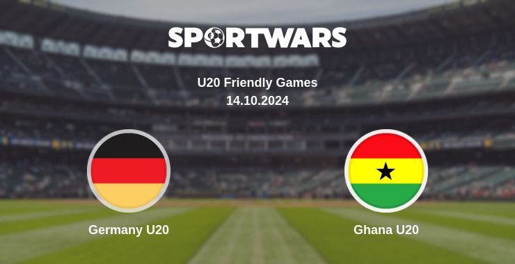 Germany U20 — Ghana U20 watch online for free 14.10.2024