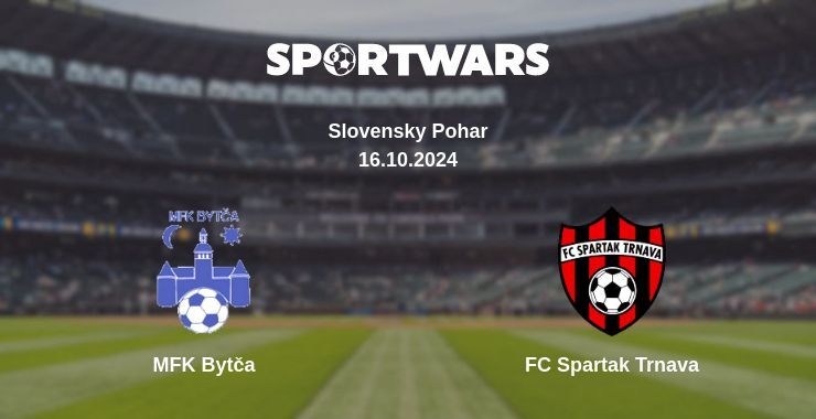 MFK Bytča — FC Spartak Trnava watch online for free 16.10.2024