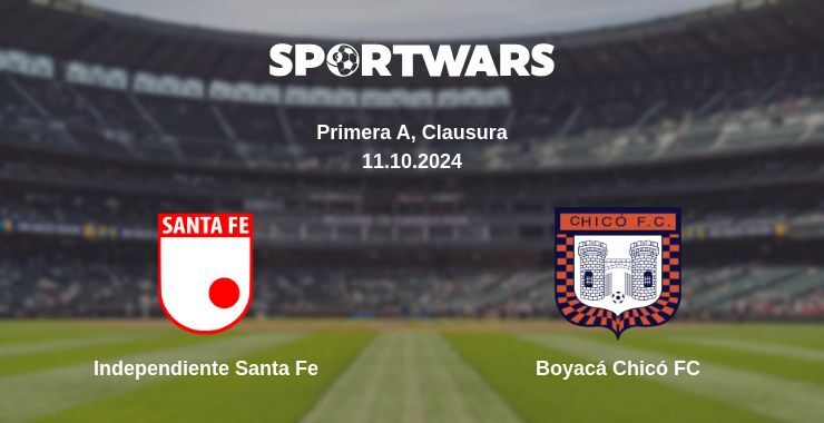 Result of the Independiente Santa Fe — Boyacá Chicó FC match, 11.10.2024