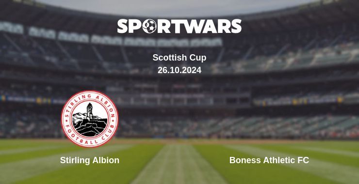 Result of the Stirling Albion — Boness Athletic FC match, 26.10.2024