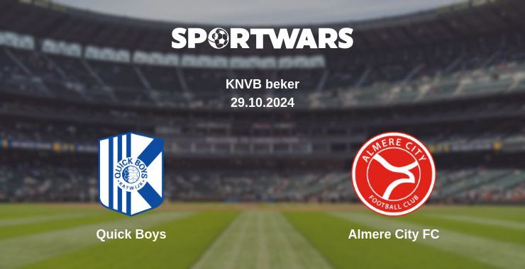 Quick Boys — Almere City FC watch online for free 29.10.2024