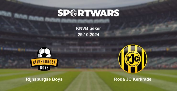 Rijnsburgse Boys — Roda JC Kerkrade watch online for free 30.10.2024