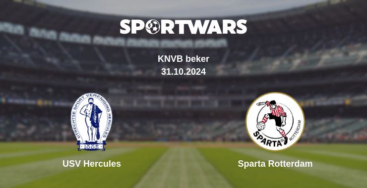 USV Hercules — Sparta Rotterdam watch online for free 31.10.2024