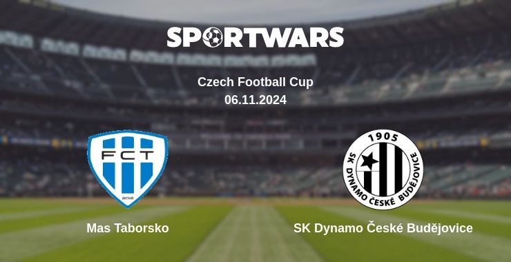 Result of the Mas Taborsko — SK Dynamo České Budějovice match, 06.11.2024