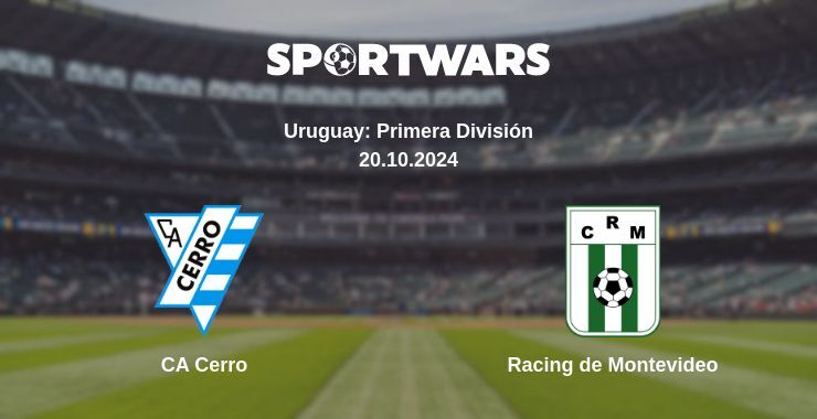 Result of the CA Cerro — Racing de Montevideo match, 20.10.2024