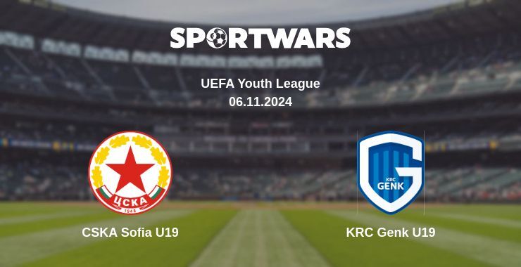 Result of the CSKA Sofia U19 — KRC Genk U19 match, 06.11.2024