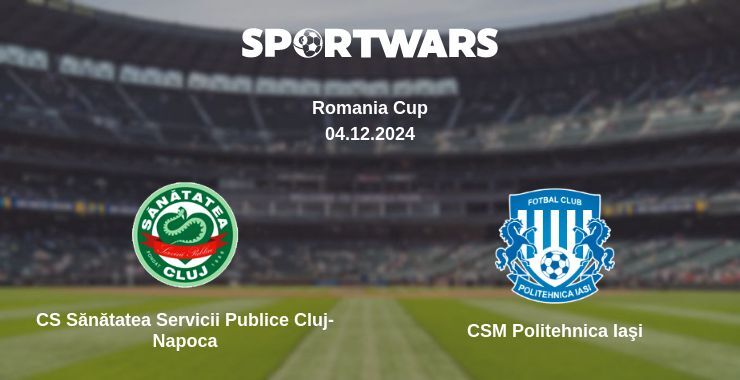 CS Sănătatea Servicii Publice Cluj-Napoca — CSM Politehnica Iaşi watch online for free 04.12.2024