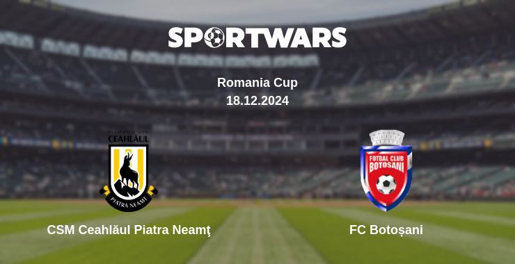 CSM Ceahlăul Piatra Neamţ — FC Botoșani watch online for free 18.12.2024