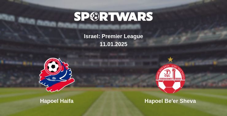 Hapoel Haifa — Hapoel Be'er Sheva watch online broadcast, 11.01.2025