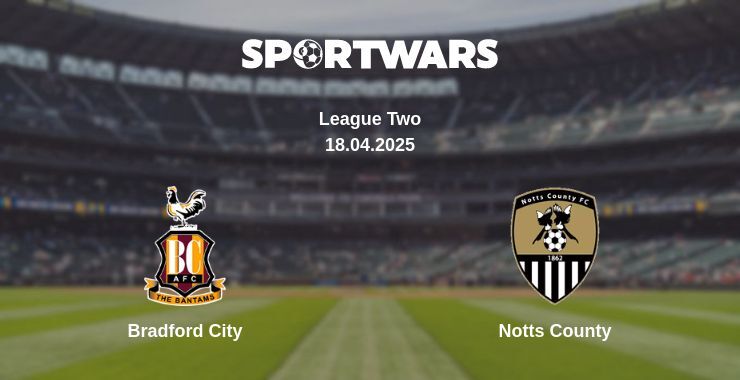Bradford City - Notts County watch online broadcast