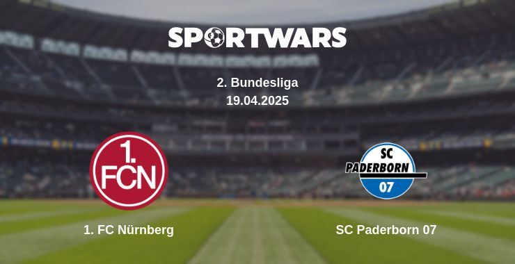 1. FC Nürnberg — SC Paderborn 07 watch online broadcast, 19.04.2025