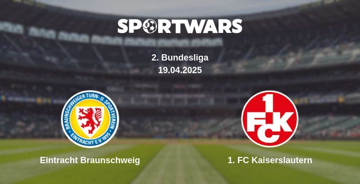 Eintracht Braunschweig — 1. FC Kaiserslautern watch online broadcast, 19.04.2025