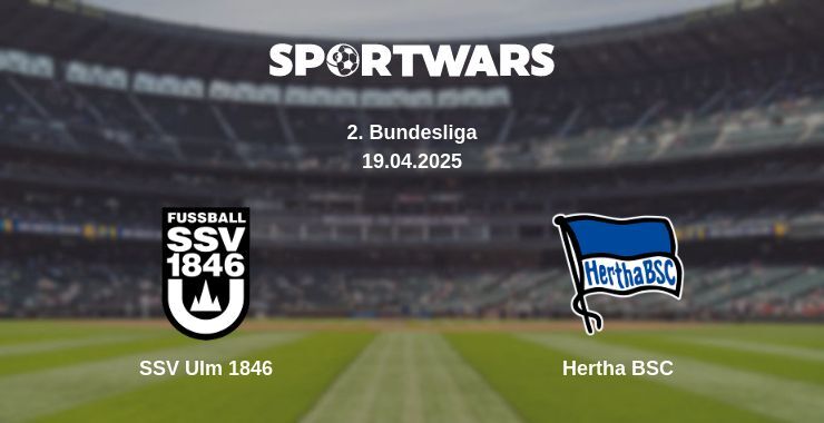 SSV Ulm 1846 — Hertha BSC watch online broadcast, 19.04.2025