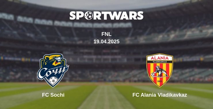 FC Sochi — FC Alania Vladikavkaz watch online for free 19.04.2025