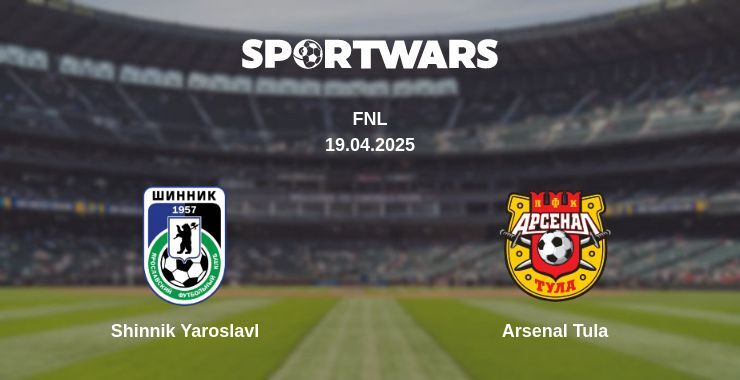 Shinnik Yaroslavl — Arsenal Tula watch online broadcast, 19.04.2025