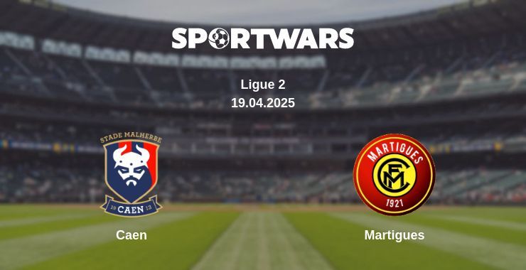 Caen — Martigues watch online broadcast, 19.04.2025