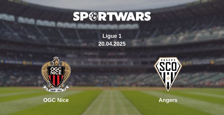 OGC Nice — Angers watch online broadcast, 20.04.2025