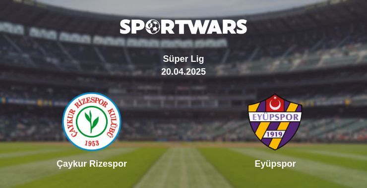 Çaykur Rizespor — Eyüpspor watch online broadcast, 20.04.2025