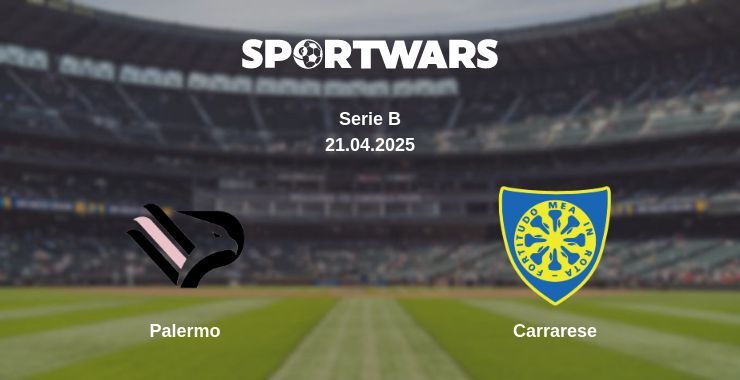 Palermo — Carrarese watch online broadcast, 21.04.2025