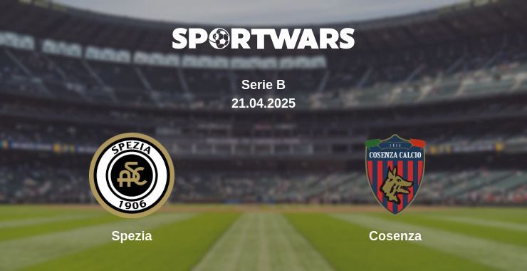 Spezia — Cosenza watch online broadcast, 21.04.2025