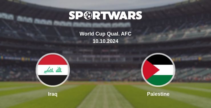 Result of the Iraq — Palestine match, 10.10.2024