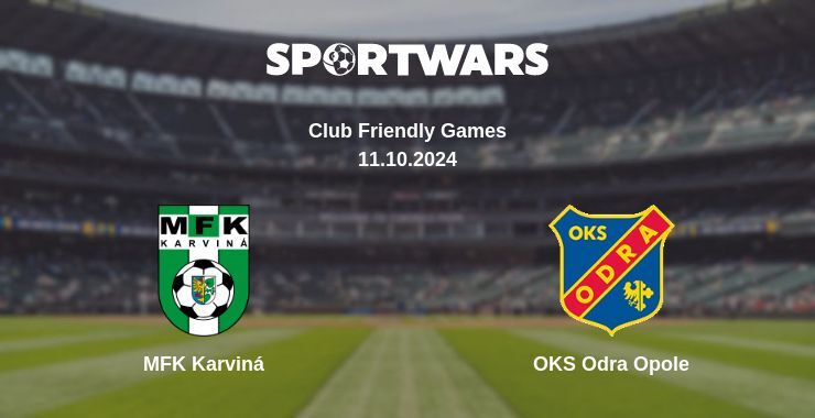 Result of the MFK Karviná — OKS Odra Opole match, 11.10.2024