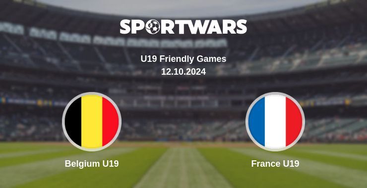 Result of the Belgium U19 — France U19 match, 12.10.2024