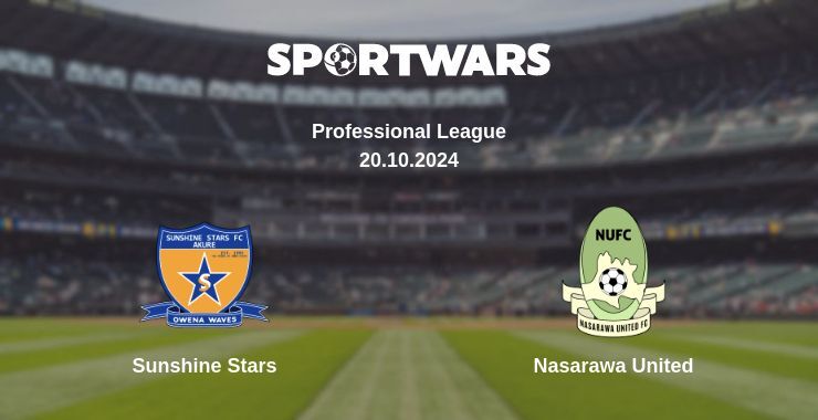 Sunshine Stars — Nasarawa United watch online for free 20.10.2024