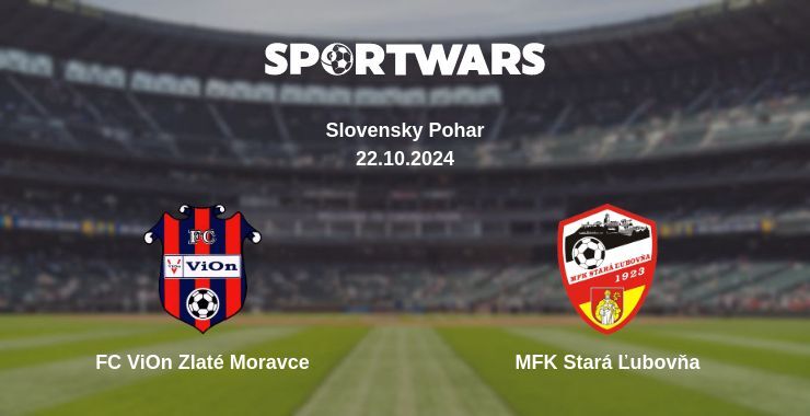 Result of the FC ViOn Zlaté Moravce — MFK Stará Ľubovňa match, 22.10.2024