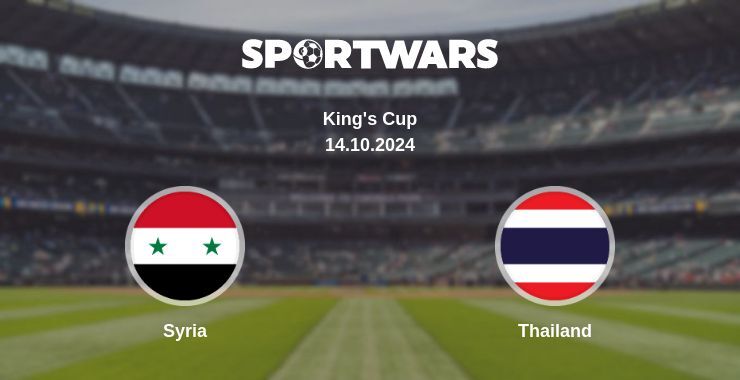 Result of the Syria — Thailand match, 14.10.2024