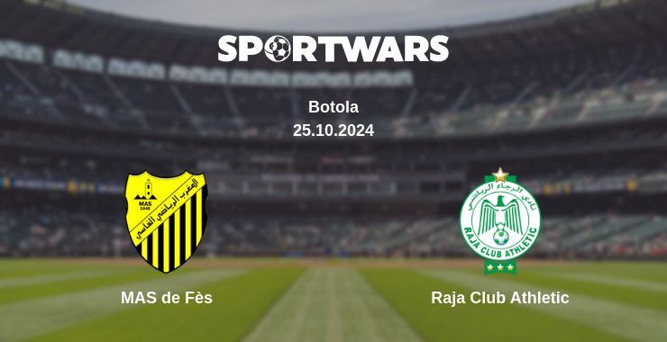 Result of the MAS de Fès — Raja Club Athletic match, 25.10.2024