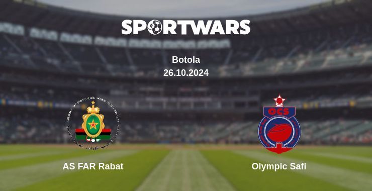 Result of the AS FAR Rabat — Olympic Safi match, 26.10.2024