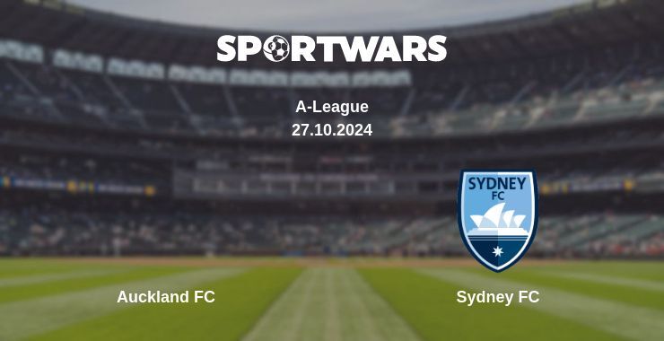 Auckland FC — Sydney FC watch online for free 27.10.2024