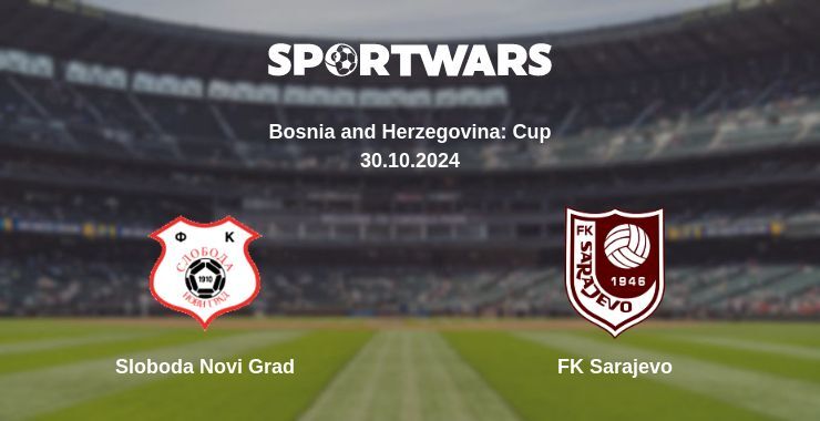 Result of the Sloboda Novi Grad — FK Sarajevo match, 30.10.2024