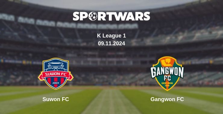 Result of the Suwon FC — Gangwon FC match, 09.11.2024