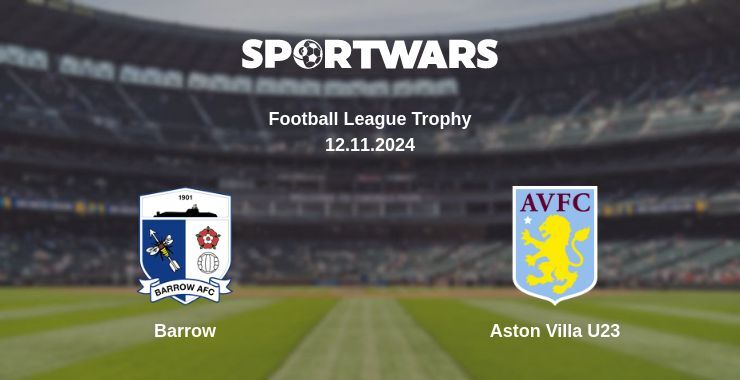 Barrow — Aston Villa U23 watch online for free 12.11.2024