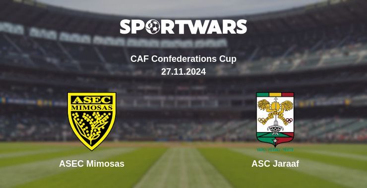 ASEC Mimosas — ASC Jaraaf watch online for free 27.11.2024