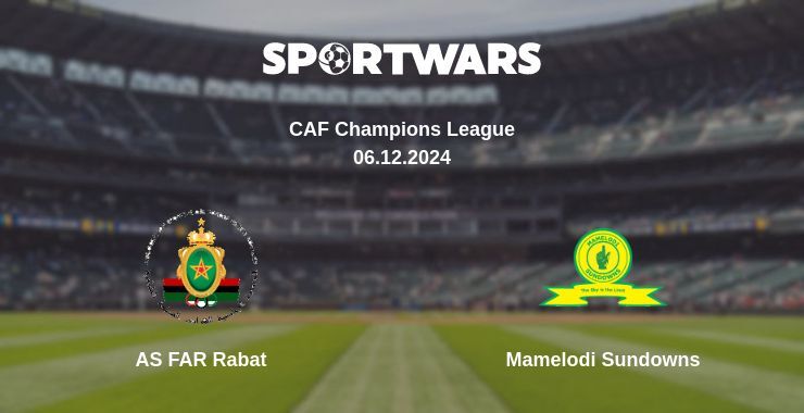 AS FAR Rabat — Mamelodi Sundowns watch online for free 06.12.2024