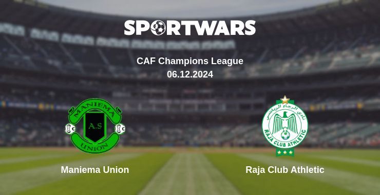 Maniema Union — Raja Club Athletic watch online for free 06.12.2024