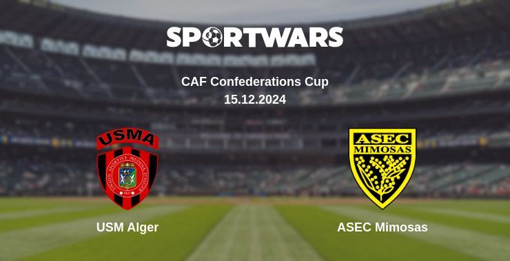 USM Alger — ASEC Mimosas watch online for free 15.12.2024